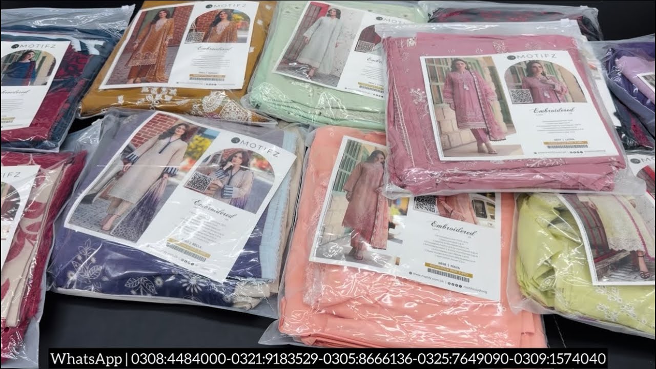 Motifz Eid Collection 2026 | Luxury Embroidery Outlet Stock | Special Discount Offer |#shahbazfabric