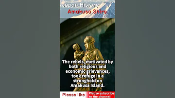 Amakusa Shiro The Young Rebel Who Led A Christian Uprising 