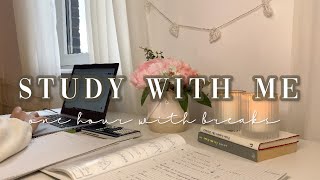 1 HOUR STUDY WITH ME | rain soundtrack and a 5 minute break | pinkhoney by pinkhoney 151 views 1 year ago 1 hour, 5 minutes