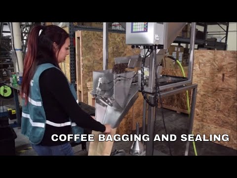 Actionpac ME109 Coffee net weight filler | how to use ME109 weigh filler Practical Demo