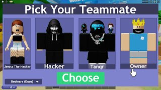 If You Could Pick Your Teammates In Roblox Bedwars