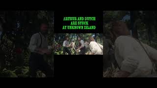 Arthur & Dutch Escape the Island! Brutal Fight RDR2 Short  #IslandEscape #EpicGaming #ActionShorts