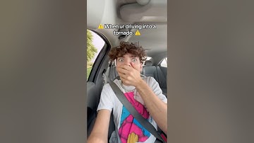 Driving into a tornado: