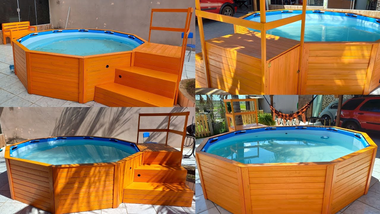 Como Fazer Uma Piscina de Pallets, Nova Técnica de Pintura 28ª Vídeo Aula