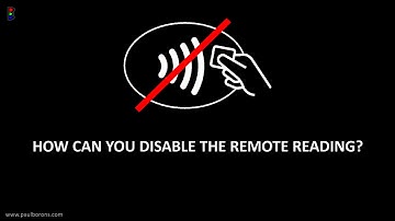 How to disable the remote reading of your contactless card