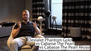 SOUND TEST! Devialet Gold Phantom vs Cabasse The Pearl & Cabasse The Pearl Akoya Bluetooth Speaker