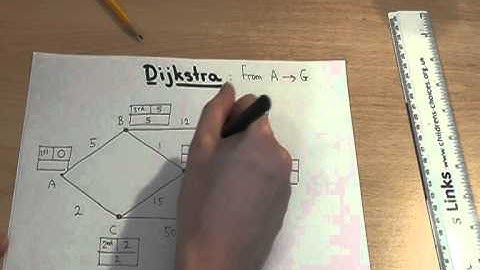 a-level maths - Dijskstra for D1 decision maths