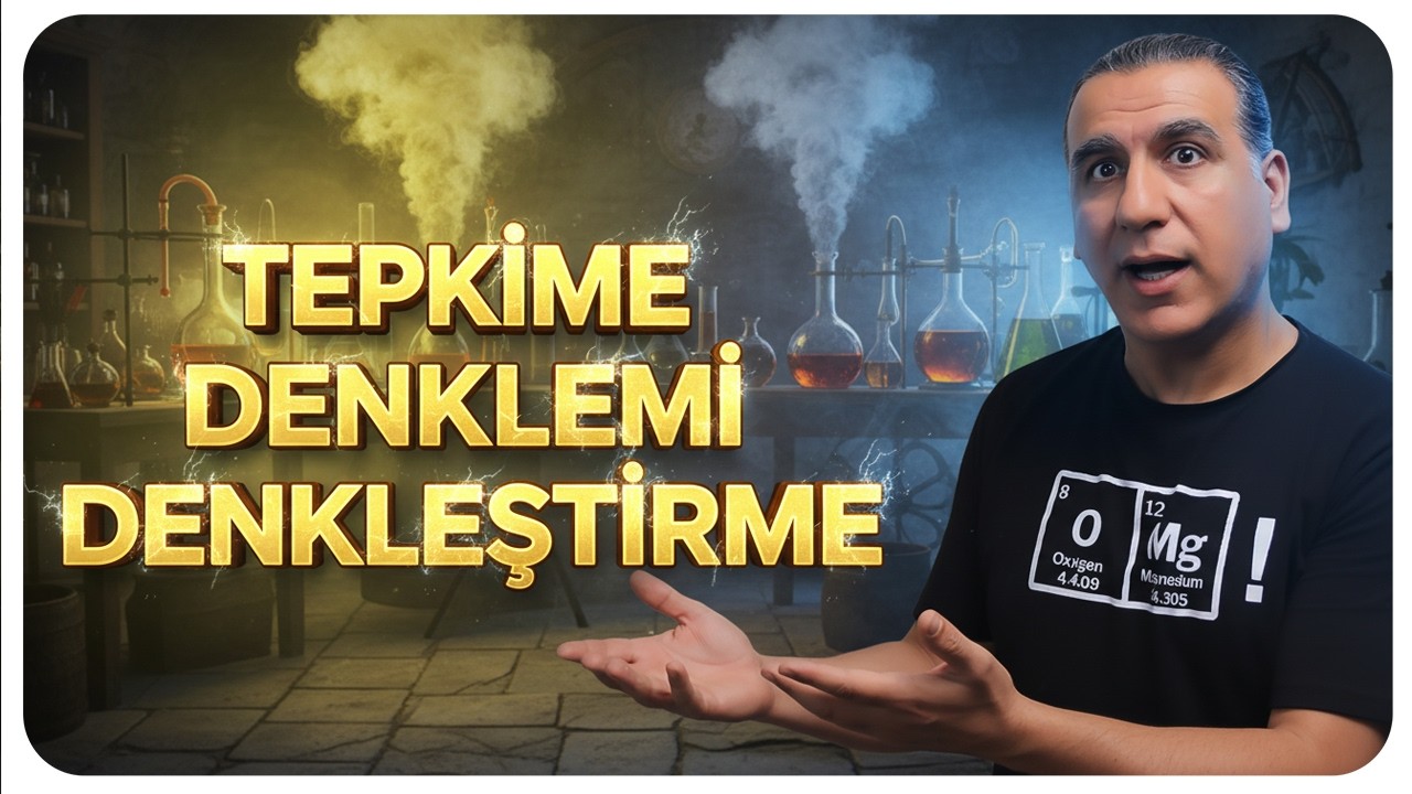 10.Sınıf Kimya Kimyasal Tepkimelerde Denklem  Denkleştirme