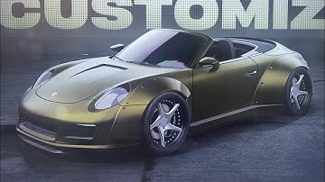 2018 Porsche 911 Carrera GTS Cabriolet Customization in Need for Speed Unbound on PS5