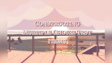Constructing Multiple Choice Test Items #FinalTest #language Assessment