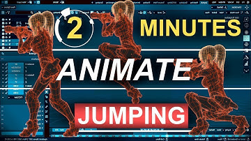 Dash 3D : Blender 2.83 : Jumping Animations Tutorial (In 2 Minutes!!!)