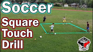 Soccer Square Touch Drill - Touch Drill #4