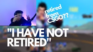Stewie reacts to people saying he has retired from CSGO | Stewie2k
