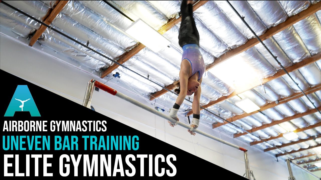 Elite Gymnastics Uneven Bar Training AIRBORNE GYMNASTICS YouTube