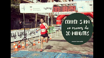 ¿Es difícil correr 5 km en 20 minutos?