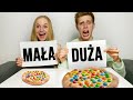 MAŁA vs DUŻA PIZZA CHALLENGE!!!