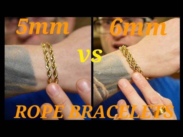 Rope Chain Bracelet Comparison!