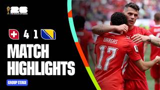 Highlights | Switzerland 4-1 Bosnia and Herzegovina | FIFA World Cup 2026™