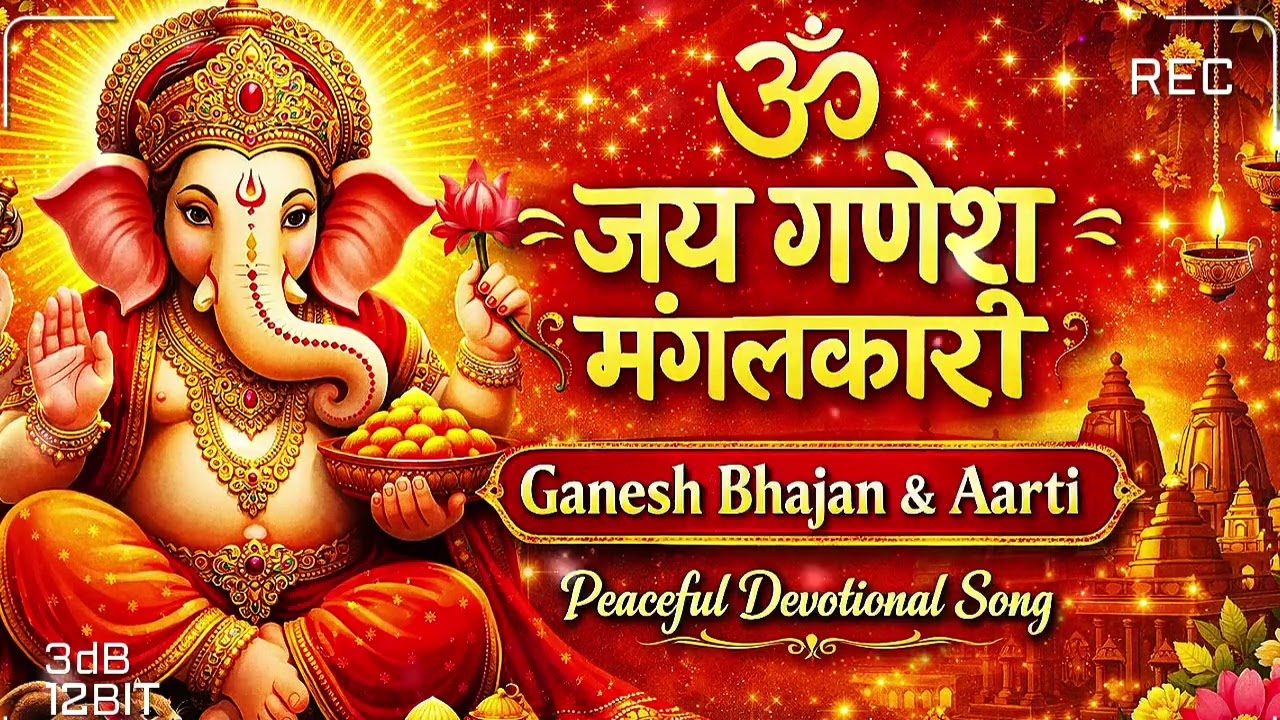 ॐ जय गणेश मंगलकारी | Ganesh Bhajan 2026 | Ganpati Aarti | Peaceful Devotional Song