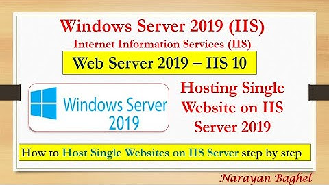 Web Server 2019 – IIS 10 - Hosting Single Website on IIS Server 2019 -04