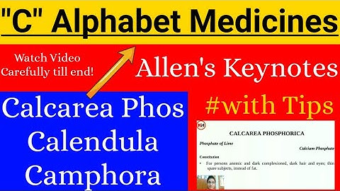Calcarea Phos | Calendula | Camphora | 