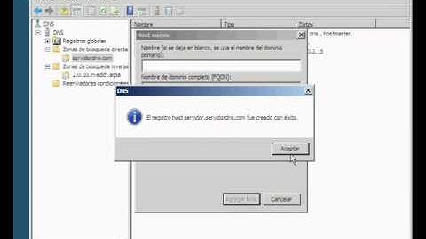 Configurar el servidor DNS en Windows server 2008 R2