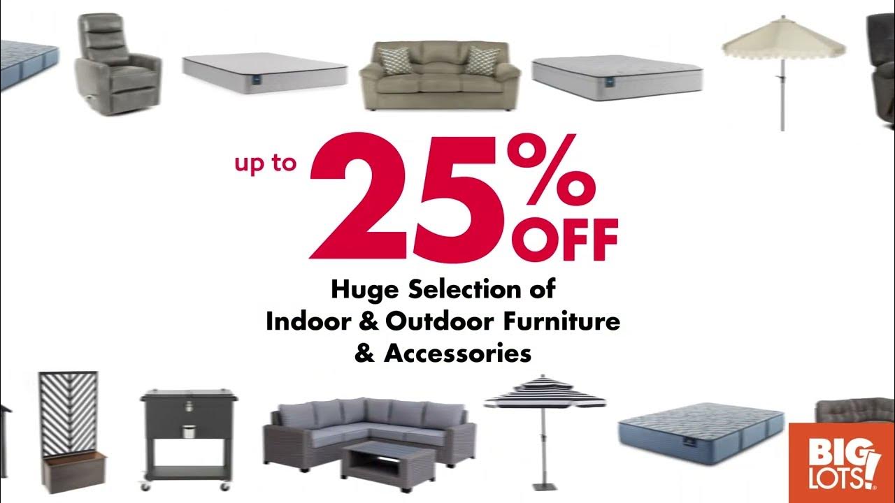 Big Lots is Celebrating Presidents’ Day with Up To 25 OFF Indoor