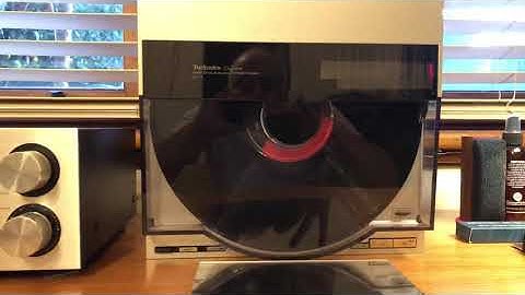 Technics SL-7 Turntable playing vertical. New Audio Technica Cartridge and Stylus.