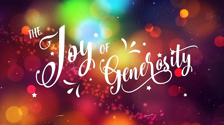 Carol Justus - Joy of Generosity 2018
