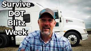 How To Survive Trucking Inspection Blitz Week 2021 | DOT Inspections | Trucking Secrets