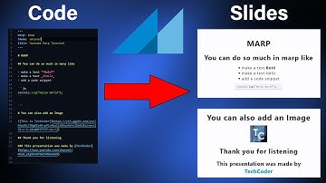 MARP TUTORIAL:  Make Presentation Slides with Code!