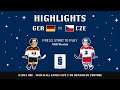 Highlights | Germany vs. Czechia | 2022 #IIHFWorlds