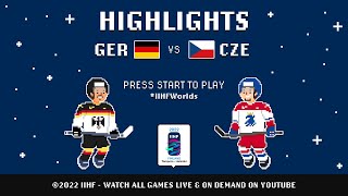 Highlights | Germany vs. Czechia | 2022 #IIHFWorlds