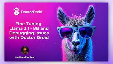 Fine Tuning Llama 3.1-8B and Debugging Issues with Doctor Droid