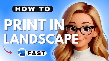 How to Print in Landscape Orientation in Microsoft Word - 2025