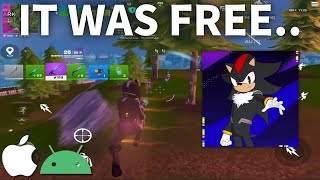 WINNING The Sonic Shadow Skin Cup… (Fortnite Mobile)