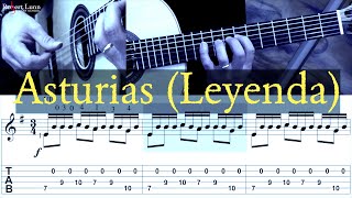 ASTURIAS (LEYENDA) - Slowly (Opening Section) - with TAB - Classical Guitar