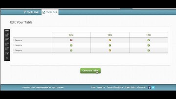 Compare Ninja | Creating your first comparison table in 2 minutes