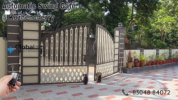 Automatic Roller Swing Gate motor installed at Kozhencherry, Pathanamthitta | Gate 📞8304884072