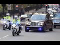 [7X SEG ESCORT] Dutch King and Queen visit London + State Banquet