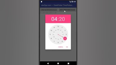 android datepickerdialog timepickerdialog spinner example
