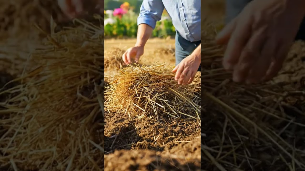 Crop Residue into Natural Fertilizer 🌾 | Organic Farming 