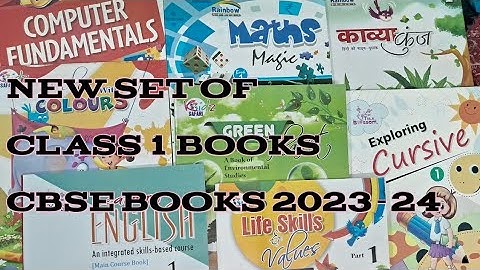 New set of CLASS 1 Books 📚||CBSE CLASS 1 books 2023-24|| Syllabus and contents of books.