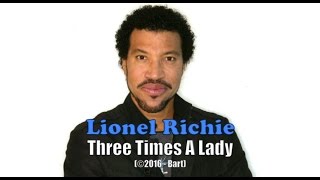 Lionel Richie Three Times A Lady Karaoke Youtube