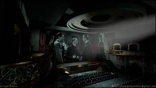 Apocalyptic Movie Theater with music