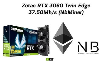 How to Make Money | Mining Ethereun with Zotac RTX 3060 Twin Edge on NB Miner |37 50Mh/s $3 per Day