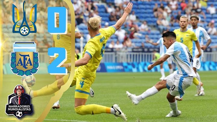 JUEGOS OLIMPICOS  🥅 Ucrania 0 - 2 Argentina | NARRADORES MUNDIALISTAS ⚽