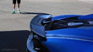 McLaren 600 LT Exhaust shooting flames