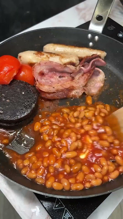 How to cook a one pan full English breakfast #food #breakfast #fullenglishbreakfast