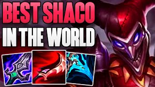 Rank 1 Shaco In The World Amazing Challenger Gameplay Challenger Shaco Jungle Gameplay 1223 S12